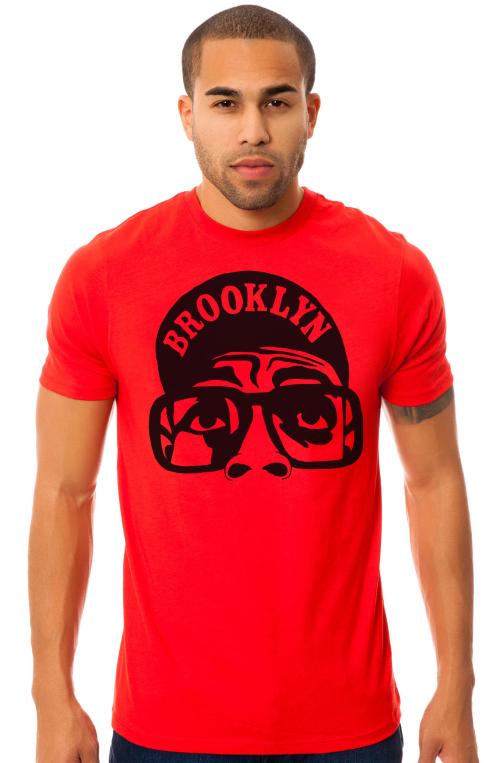 The Brooklyn Brim Tee in Red