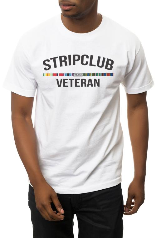 The Strip Club Veteran Tee in White