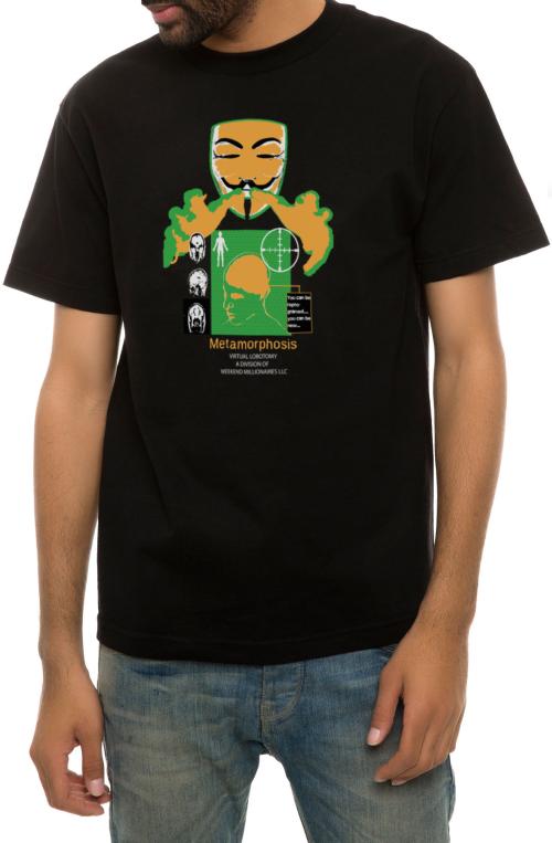 The Metamorphosis Tee in Black