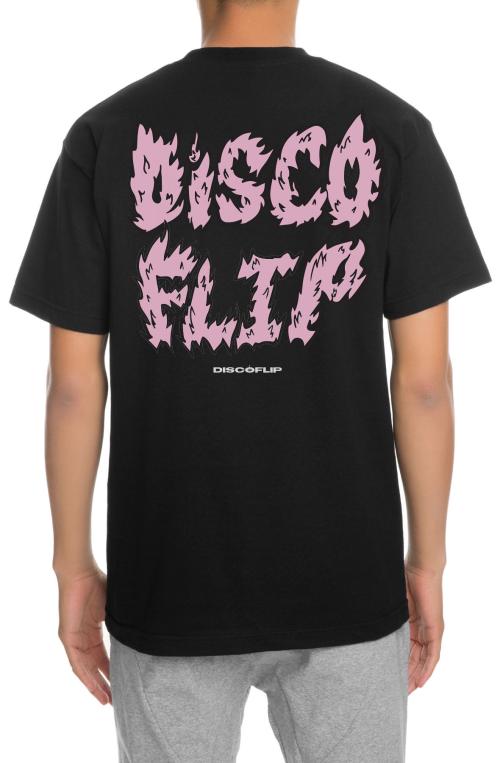 The Disco Flames Tee in Black