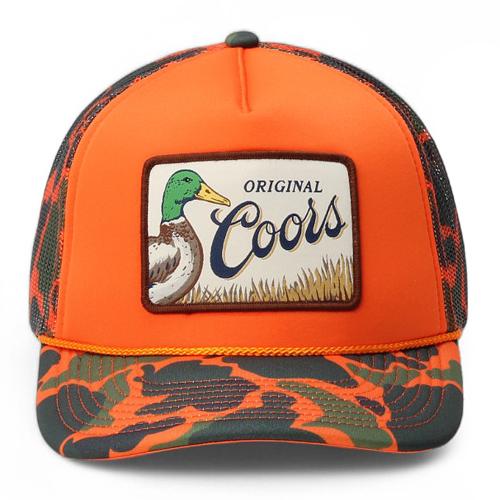 Coors Mallard Two Tone Patch Trucker Hat Snapback