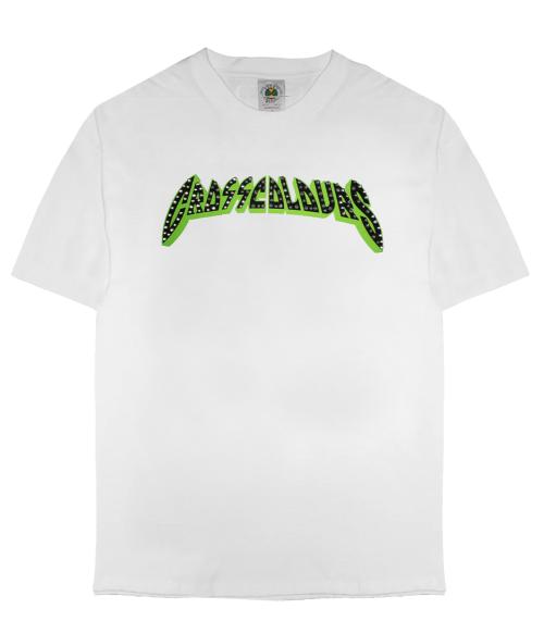 Cross Colours Studded Rock of Ages T-shirt  - White