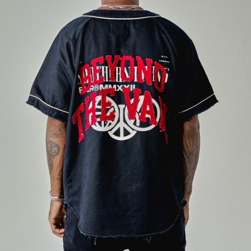 Rapture Baseball Jersey Vintage Black