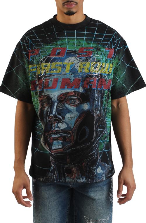 Post Human Grid T-Shirt